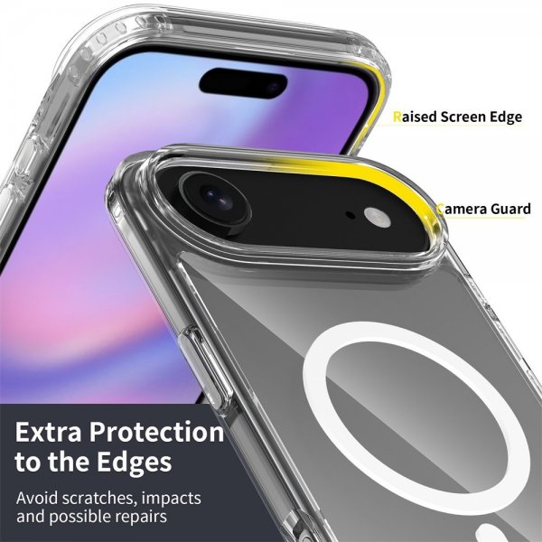 Nordic Covers iPhone Air Deksel Feather Series MagSafe Transparent