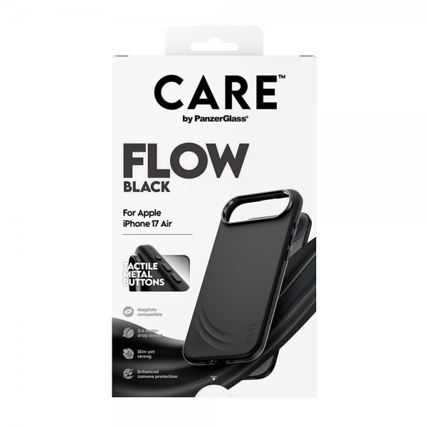 CARE by PanzerGlass iPhone Air Deksel Flow MagSafe Svart