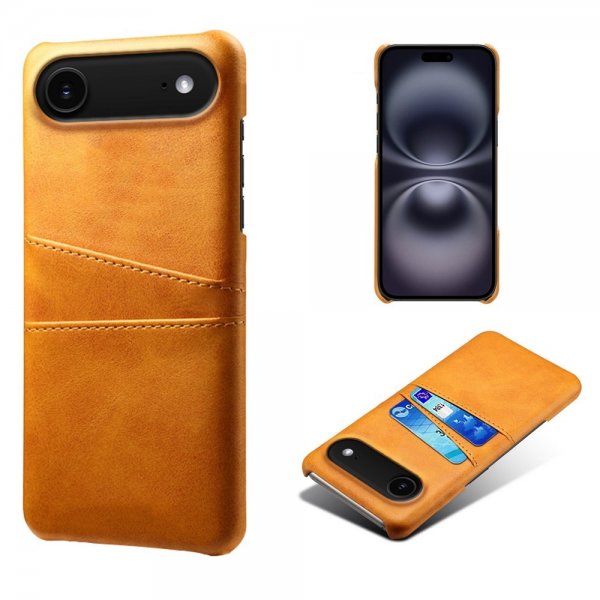 iPhone Air Deksel med To Kortlommer Lysebrun