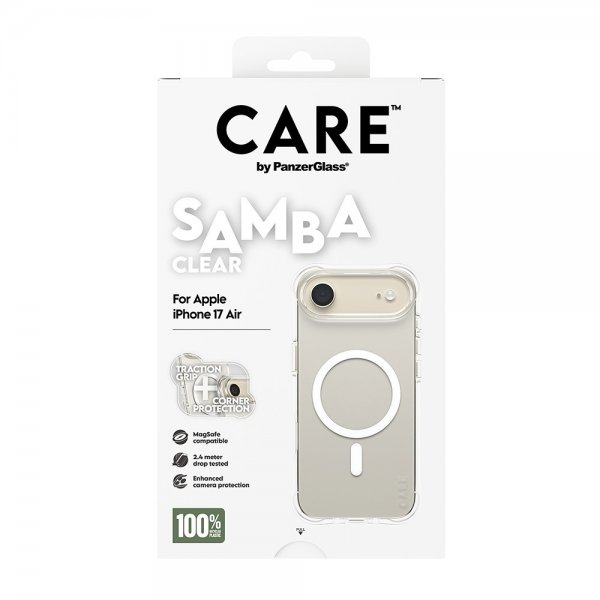 CARE by PanzerGlass iPhone Air Deksel Samba MagSafe Transparent