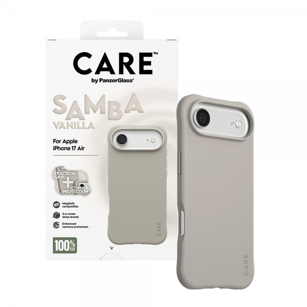 CARE by PanzerGlass iPhone Air Deksel Samba MagSafe Vanilla