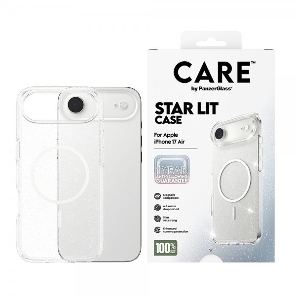 CARE by PanzerGlass iPhone Air Deksel Star Lit MagSafe