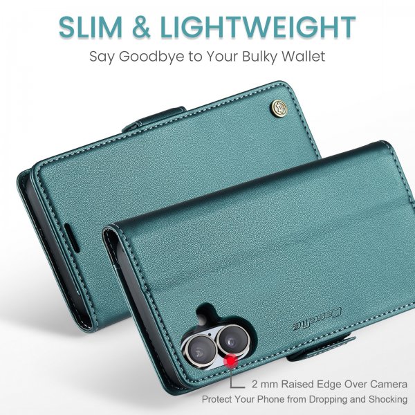 CaseMe iPhone 17 Etui 023 Series Grønn