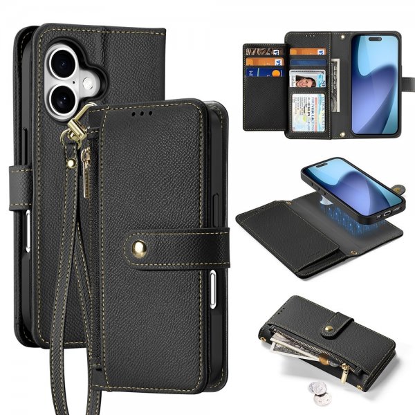 Dux Ducis iPhone 17 Etui 2-in-1 Lawa Series MagSafe Svart