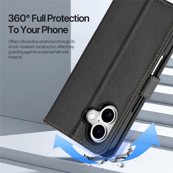 Dux Ducis iPhone 17 Etui 2-in-1 Lawa Series MagSafe Svart