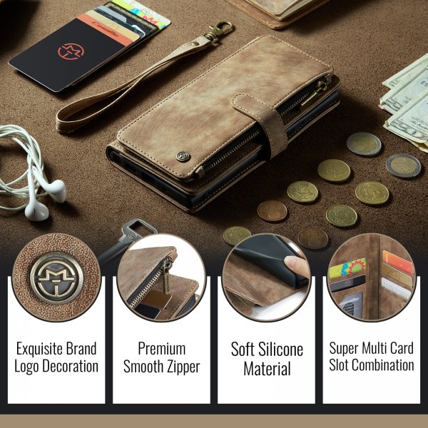 CaseMe iPhone 17 Etui C30 Series Brun
