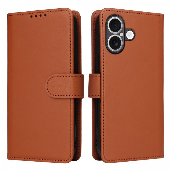 Betopnice iPhone 17 Etui Avtagbart Deksel 005 Brun