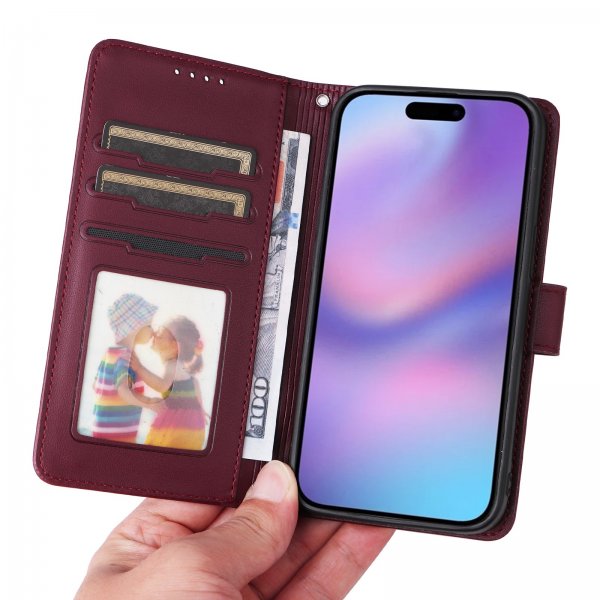 Betopnice iPhone 17 Etui Avtagbart Deksel 005 Rød
