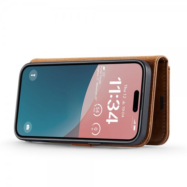 Dg.Ming iPhone 17 Etui Avtagbart Deksel Brun