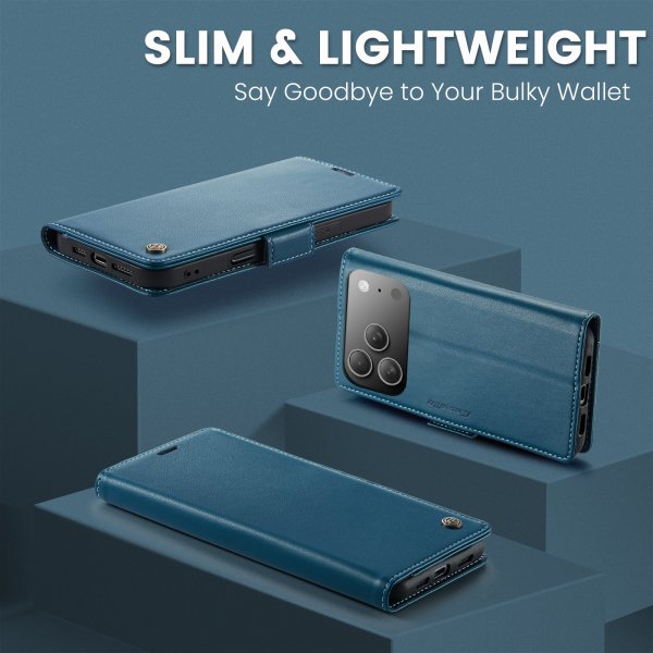 CaseMe iPhone 17 Pro Etui 023 Series Blå