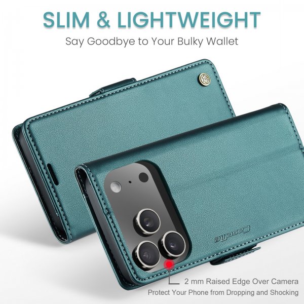 CaseMe iPhone 17 Pro Etui 023 Series Grønn