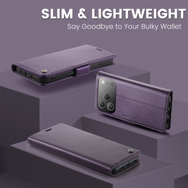 CaseMe iPhone 17 Pro Etui 023 Series Lilla