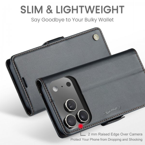CaseMe iPhone 17 Pro Etui 023 Series Svart