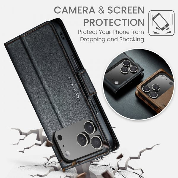 CaseMe iPhone 17 Pro Etui 023 Series Svart