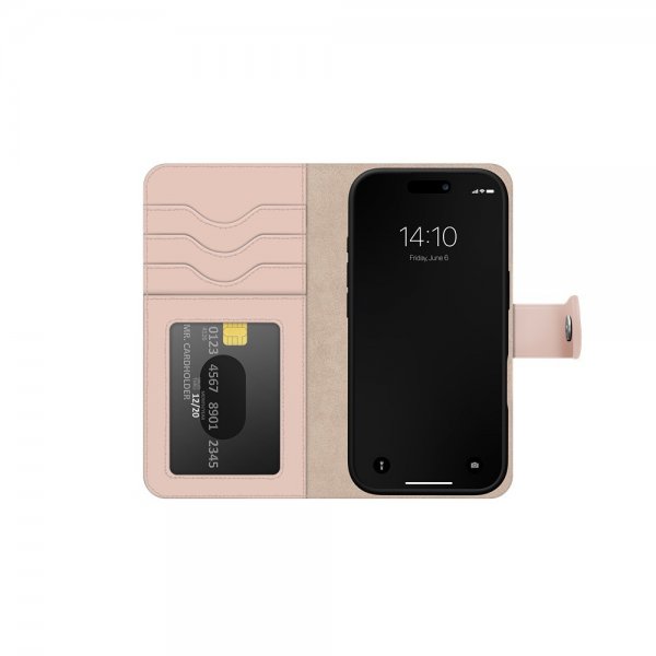 Ideal of Sweden iPhone 17 Pro Etui Magnet Wallet+ MagSafe Rosa