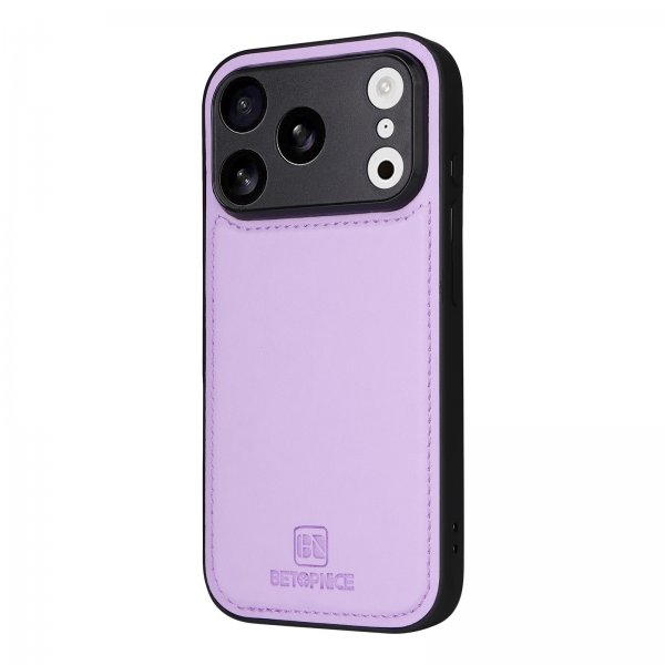 Betopnice iPhone 17 Pro Etui Avtagbart Deksel 005 Lilla