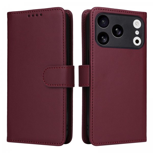 Betopnice iPhone 17 Pro Etui Avtagbart Deksel 005 Rød