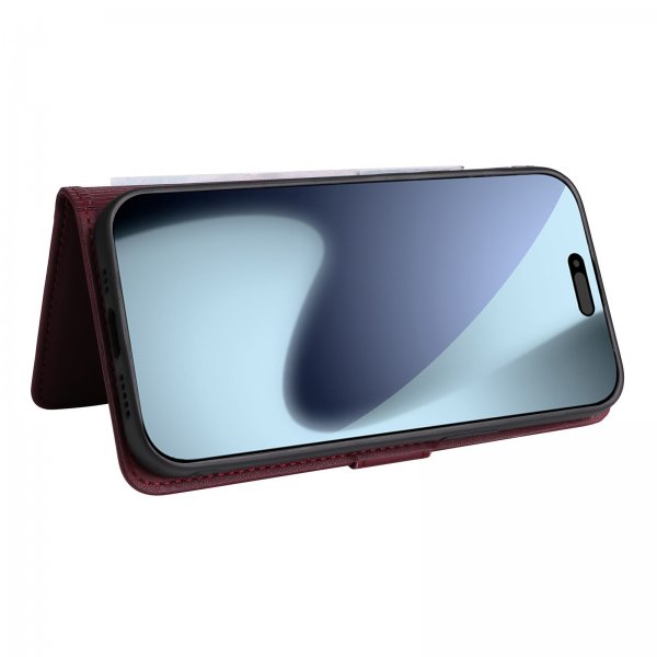Betopnice iPhone 17 Pro Etui Avtagbart Deksel 005 Rød