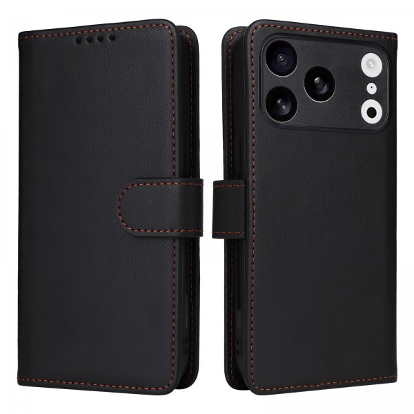 Betopnice iPhone 17 Pro Etui Avtagbart Deksel 005 Svart
