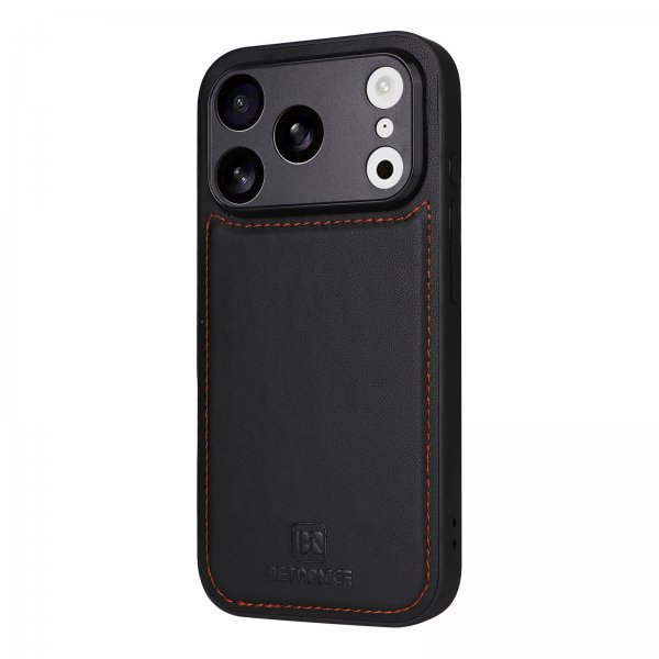 Betopnice iPhone 17 Pro Etui Avtagbart Deksel 005 Svart
