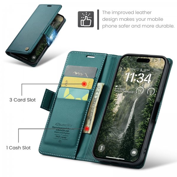 CaseMe iPhone 17 Pro Max Etui 023 Series Grønn