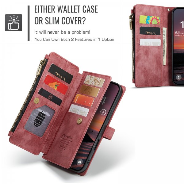 CaseMe iPhone 17 Pro Max Etui C30 Series Rød