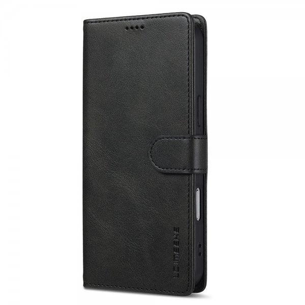 Lc.Imeeke iPhone 17 Pro Max Etui med Kortlomme stativfunksjon Svart
