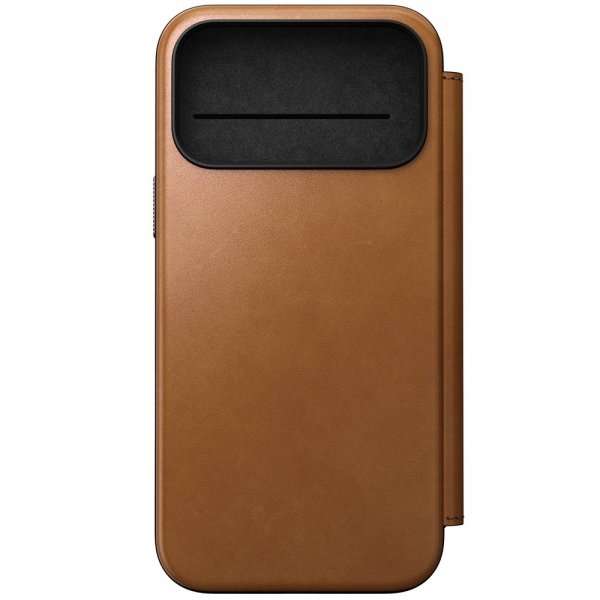 Nomad iPhone 17 Pro Max Etui Modern Leather Folio English Tan