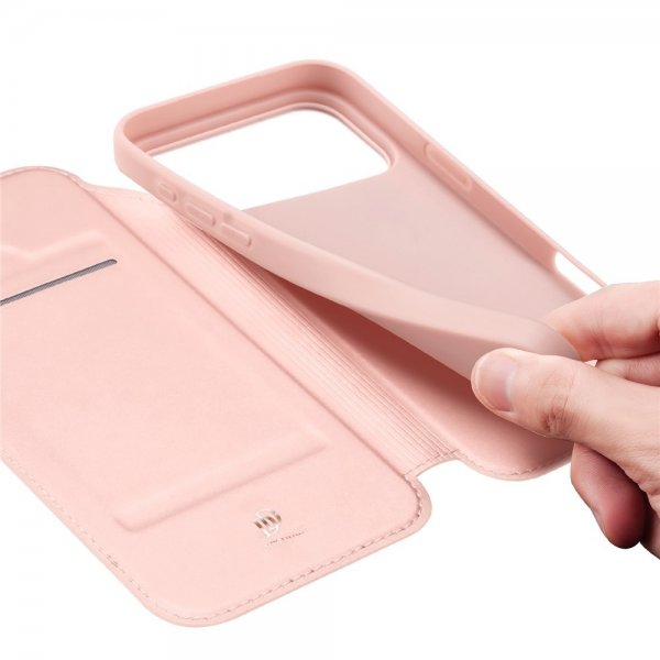 Dux Ducis iPhone 17 Pro Max Etui Skin Pro Series Rosa