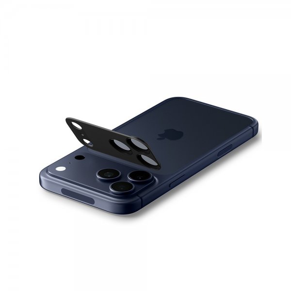 Spigen iPhone 17 Pro Max Kamerabeskytter Glas.tR EZ Fit Optik Pro XL Svart