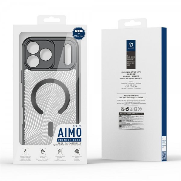 Dux Ducis iPhone 17 Pro Max Deksel Aimo Series MagSafe Svart