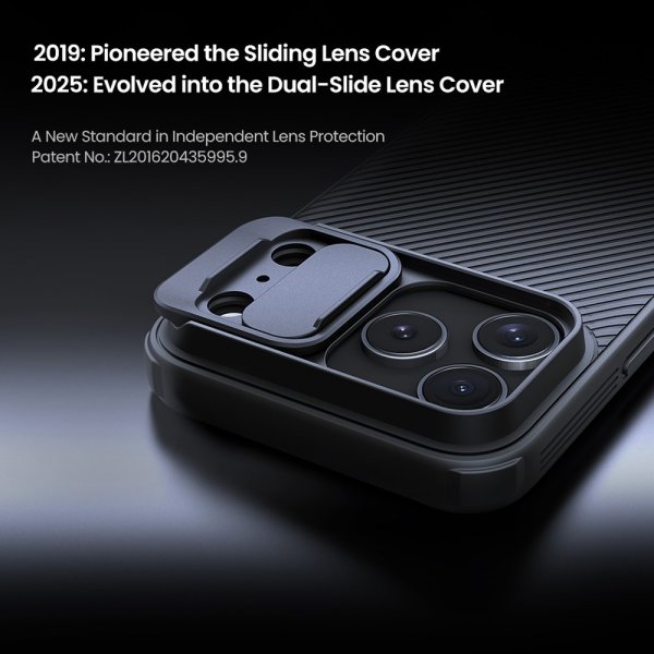 Nillkin iPhone 17 Pro Max Deksel CamShield Pro Svart