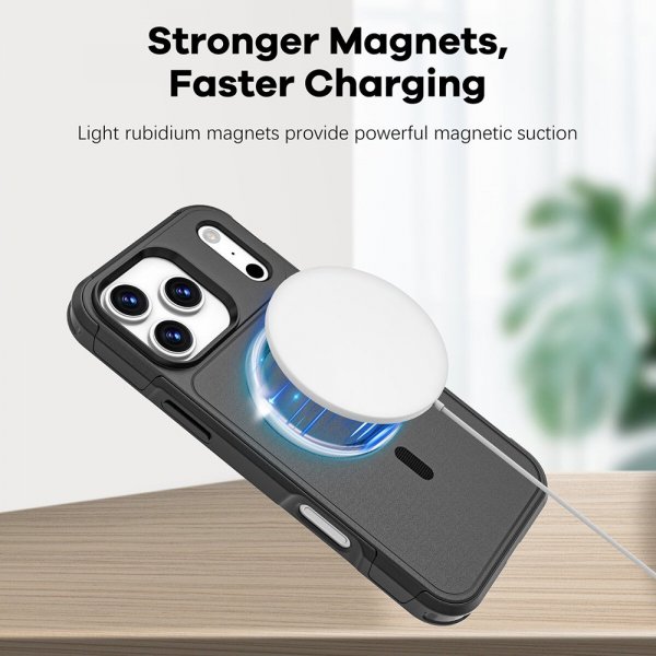 4smarts iPhone 17 Pro Max Deksel Defend Case Ultimag Svart