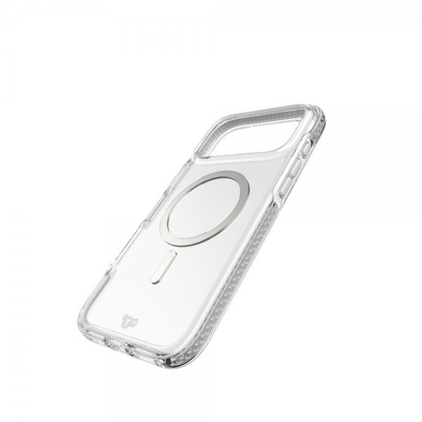 Tech21 iPhone 17 Pro Max Deksel EvoCrystal MagSafe Metallic Silver