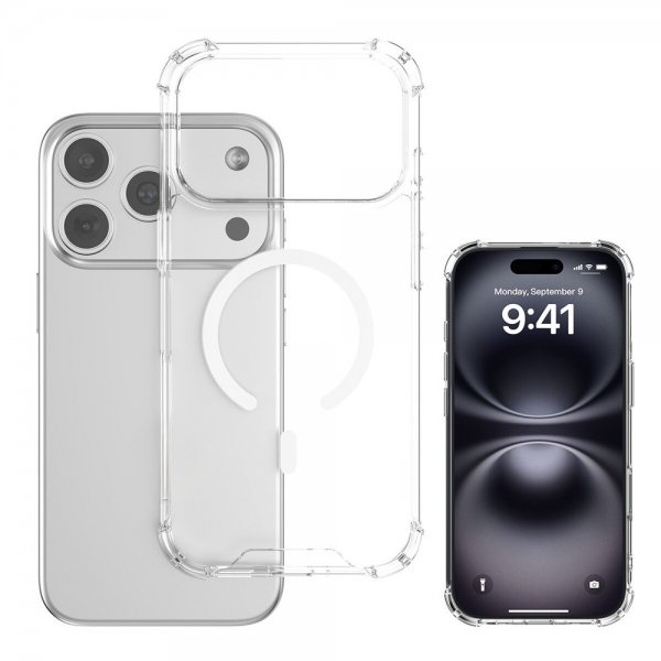 4smarts iPhone 17 Pro Max Deksel Ibiza MagSafe Transparent