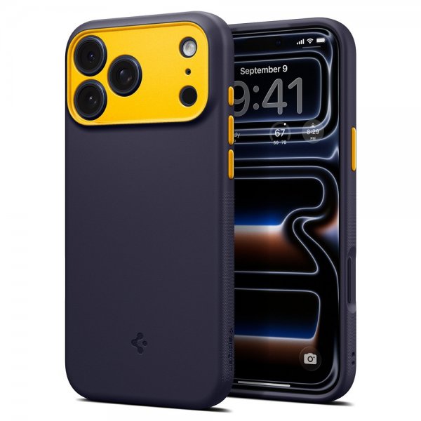 Spigen iPhone 17 Pro Max Deksel Nano Pop MagFit Blueberry Navy
