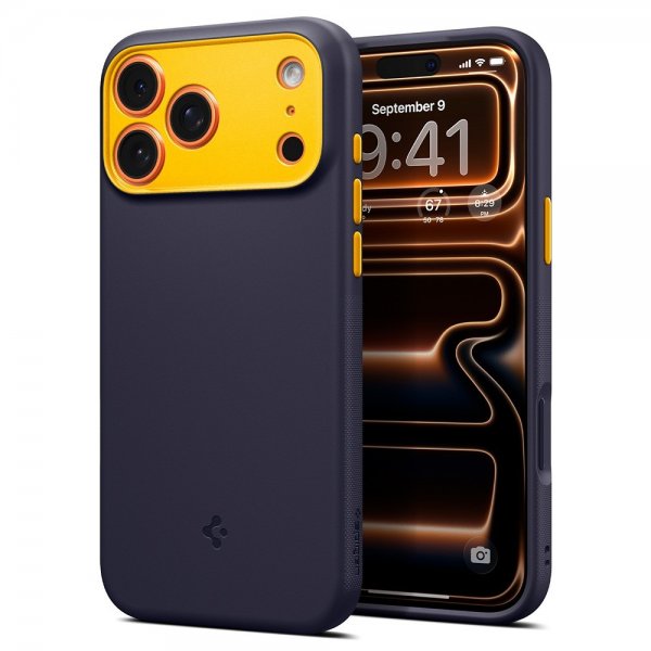 Spigen iPhone 17 Pro Max Deksel Nano Pop MagFit Blueberry Navy