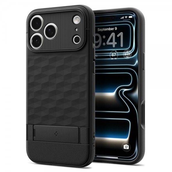 Spigen iPhone 17 Pro Max Deksel Parallax S MagFit Matte Black