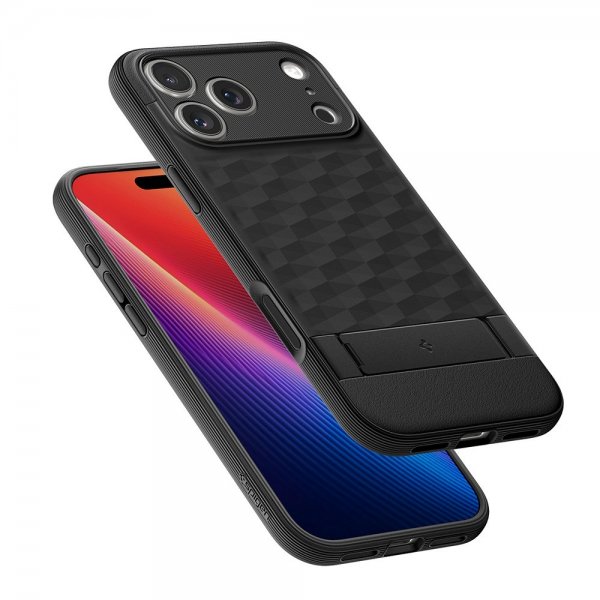 Spigen iPhone 17 Pro Max Deksel Parallax S MagFit Matte Black