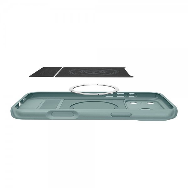 Spigen iPhone 17 Pro Max Deksel Parallax S MagFit Sage Green