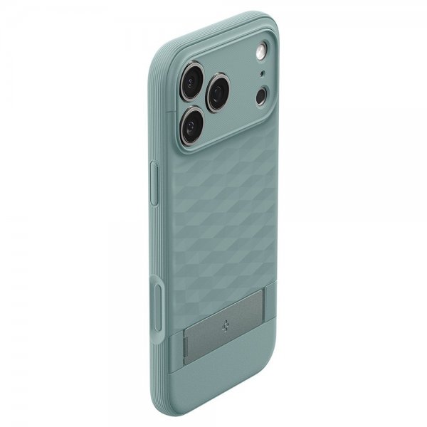 Spigen iPhone 17 Pro Max Deksel Parallax S MagFit Sage Green