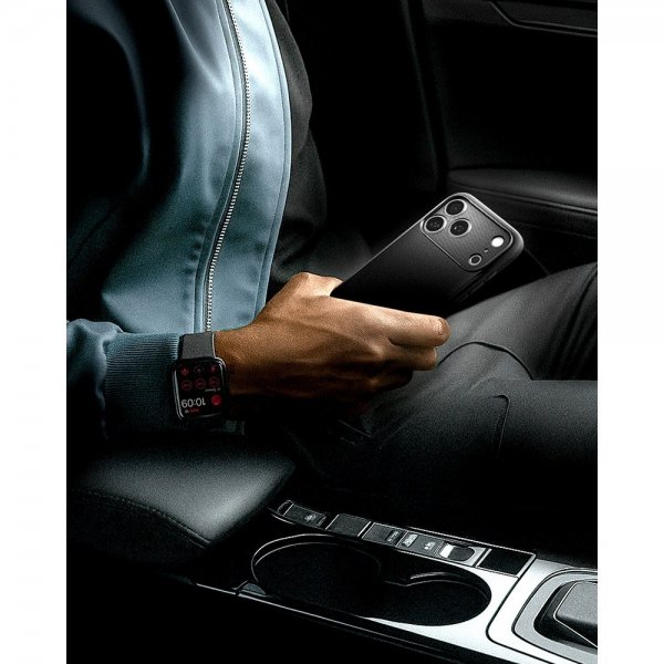 Spigen iPhone 17 Pro Max Deksel Rugged Armor MagFit Matte Black