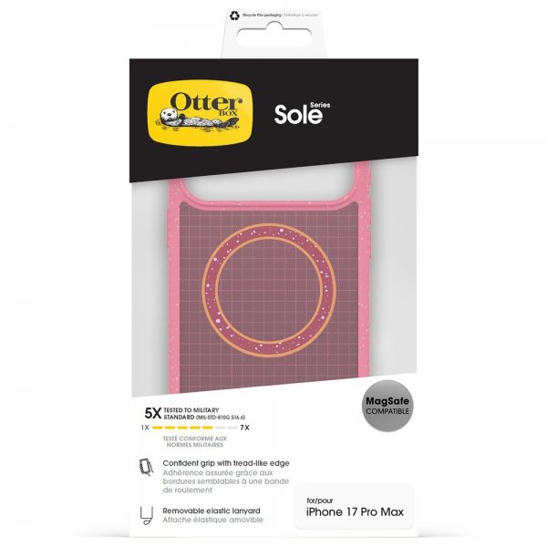 Otterbox iPhone 17 Pro Max Deksel Sole MagSafe Rosa