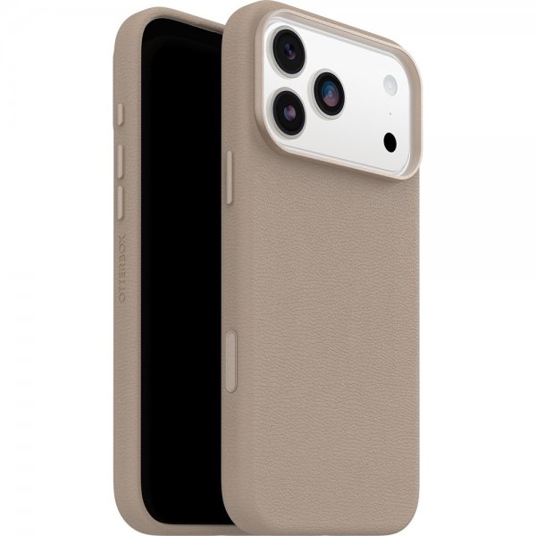 Otterbox iPhone 17 Pro Max Deksel Symmetry Cactus Leather MagSafe Grey Comfort