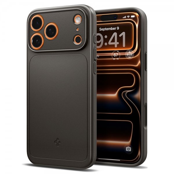 Spigen iPhone 17 Pro Max Deksel Thin Fit MagFit Gunmetal