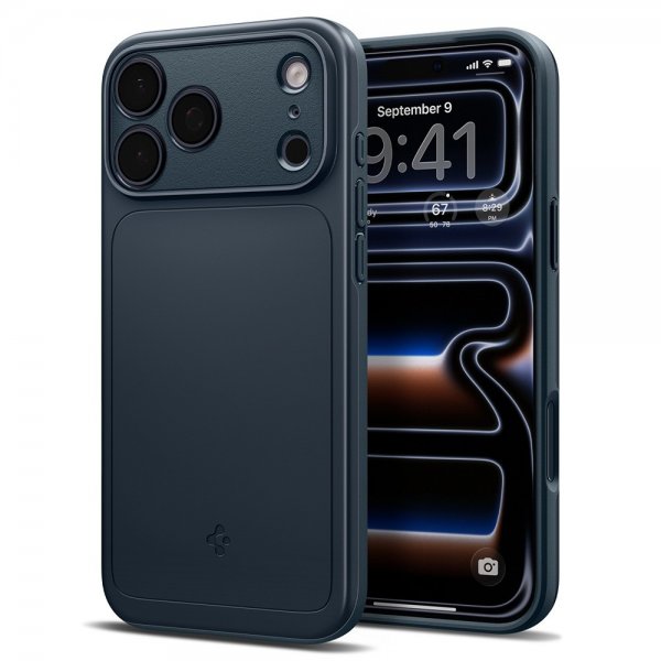 Spigen iPhone 17 Pro Max Deksel Thin Fit MagFit Metal Slate