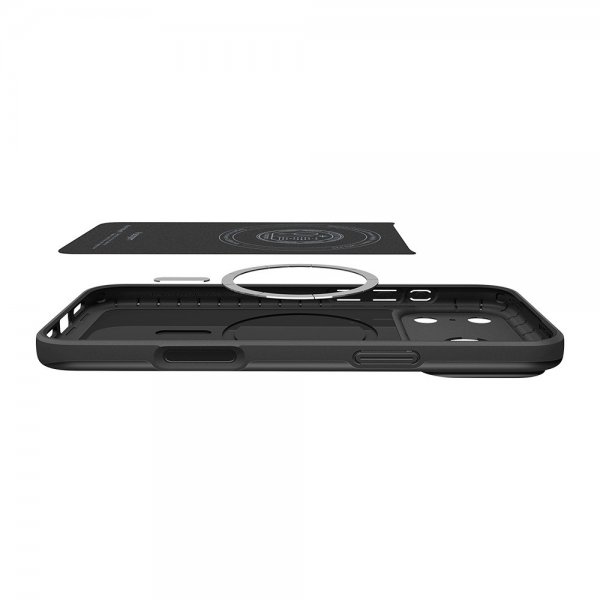 Spigen iPhone 17 Pro Max Deksel Thin Fit MagFit Svart