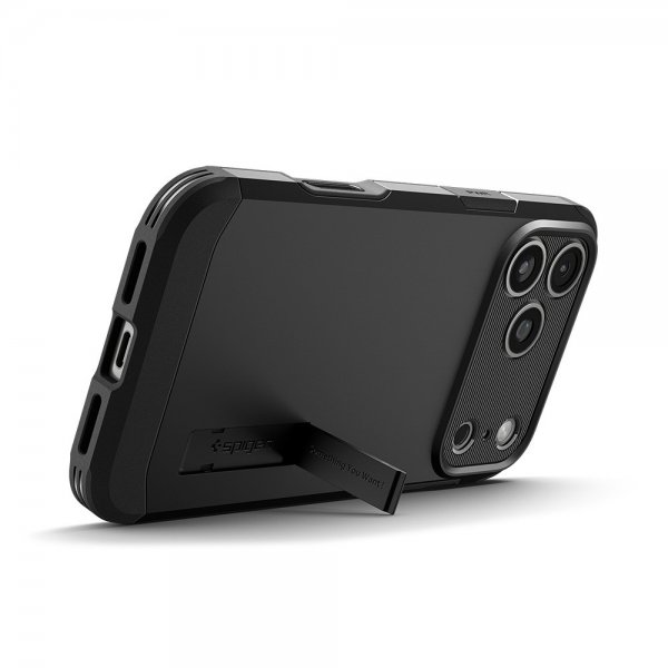 Spigen iPhone 17 Pro Max Deksel Tough Armor T MagFit Svart