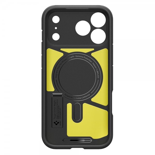 Spigen iPhone 17 Pro Max Deksel Tough Armor T MagFit Svart