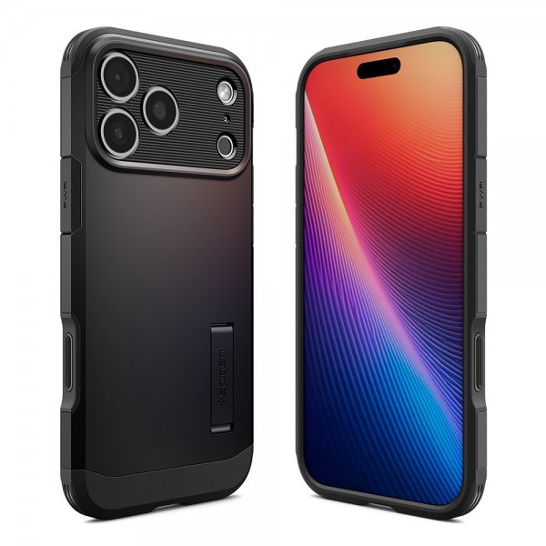 Spigen iPhone 17 Pro Max Deksel Tough Armor T MagFit Svart